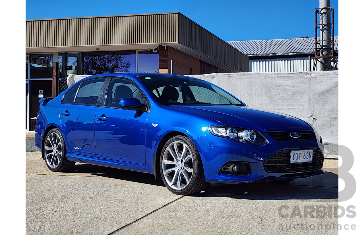 7/2012 Ford Falcon XR6 FG UPGRADE 4d Sedan Blue 4.0L