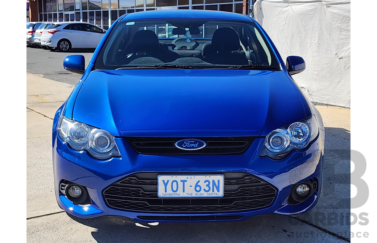 7/2012 Ford Falcon XR6 FG UPGRADE 4d Sedan Blue 4.0L