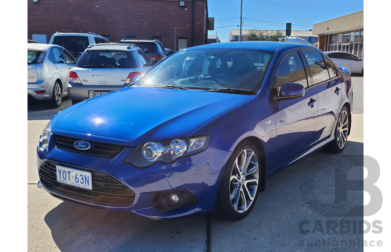 7/2012 Ford Falcon XR6 FG UPGRADE 4d Sedan Blue 4.0L