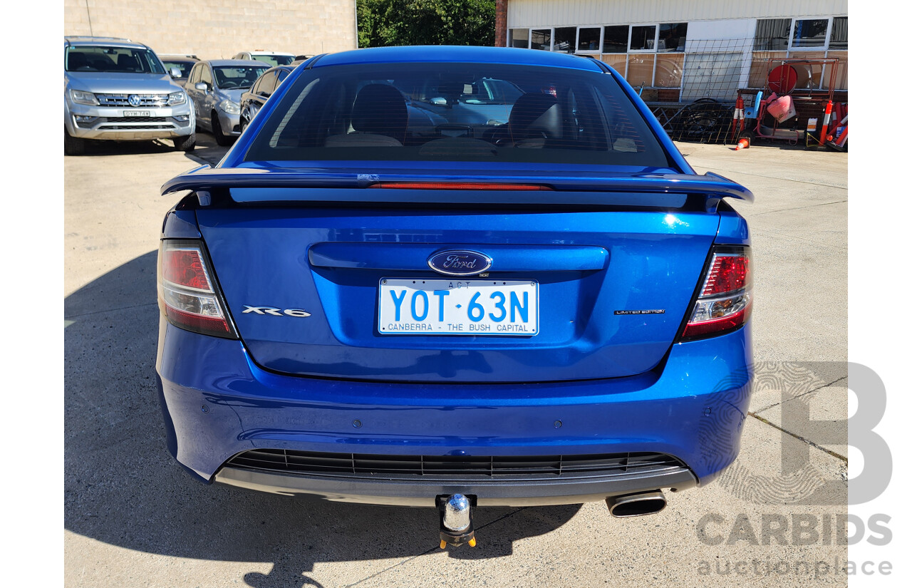 7/2012 Ford Falcon XR6 FG UPGRADE 4d Sedan Blue 4.0L