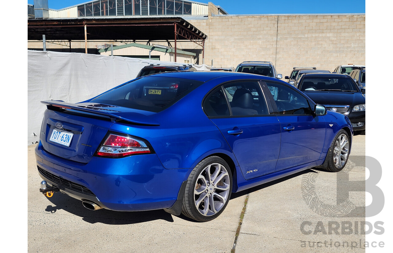 7/2012 Ford Falcon XR6 FG UPGRADE 4d Sedan Blue 4.0L