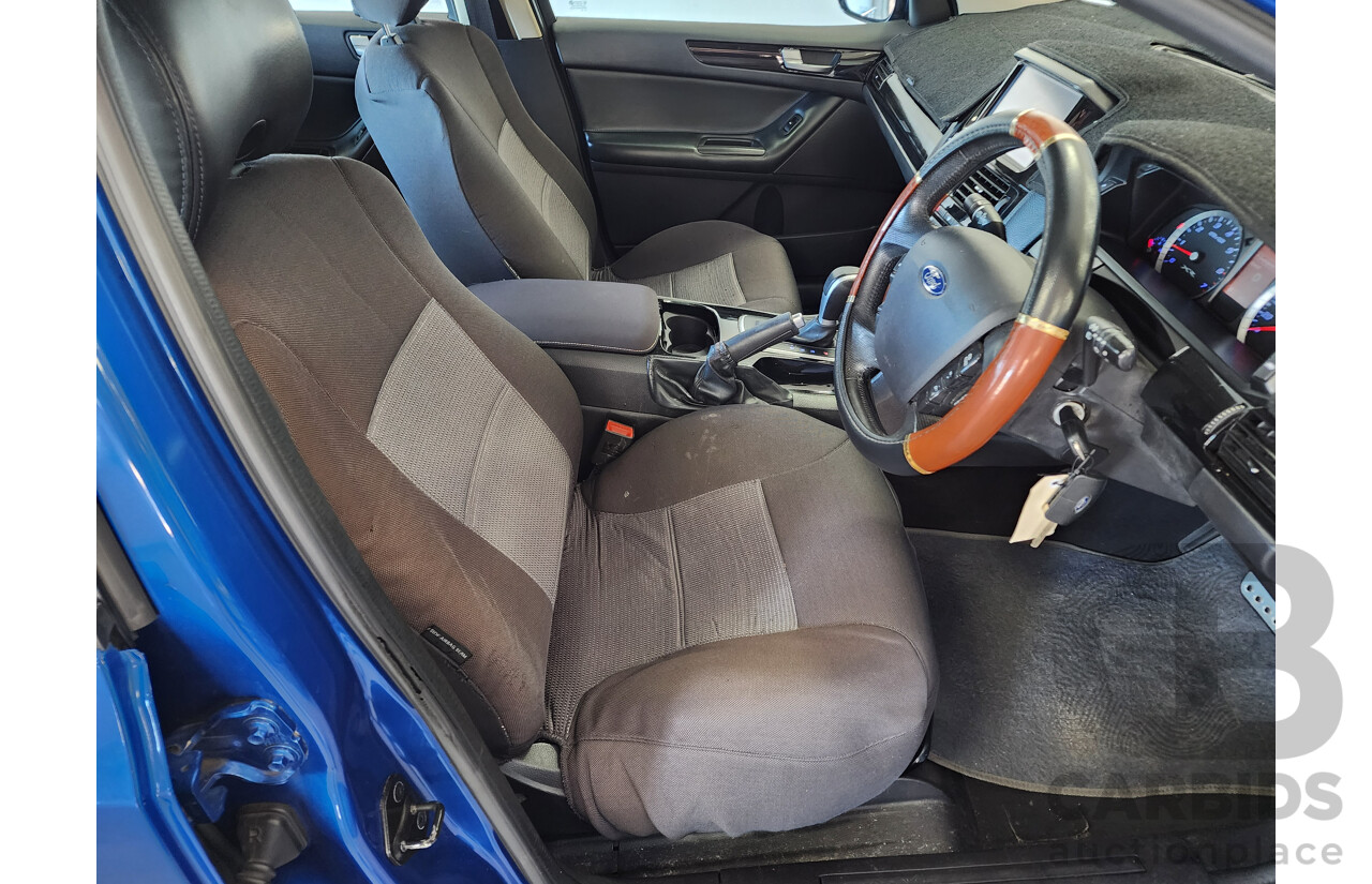 7/2012 Ford Falcon XR6 FG UPGRADE 4d Sedan Blue 4.0L