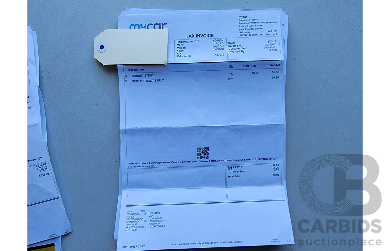 7/2012 Ford Falcon XR6 FG UPGRADE 4d Sedan Blue 4.0L