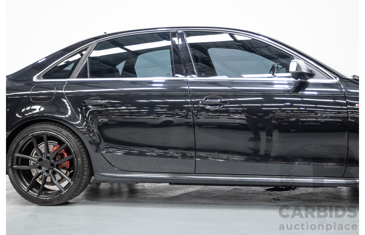 6/2013 Audi A4 2.0 TFSI Quattro (AWD) B8 MY13 4D Sedan Phantom Black Pearlescent Turbo 2.0L