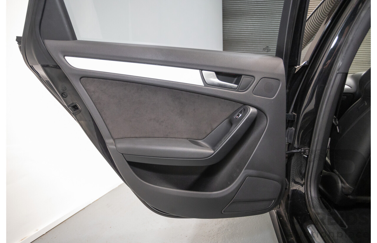 6/2013 Audi A4 2.0 TFSI Quattro (AWD) B8 MY13 4D Sedan Phantom Black Pearlescent Turbo 2.0L