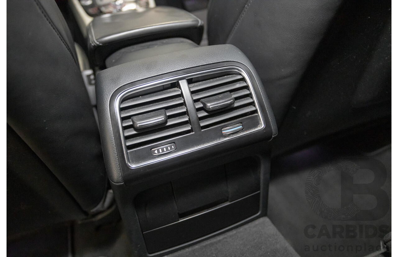 6/2013 Audi A4 2.0 TFSI Quattro (AWD) B8 MY13 4D Sedan Phantom Black Pearlescent Turbo 2.0L