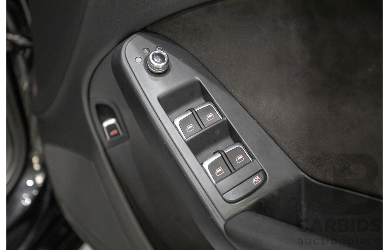 6/2013 Audi A4 2.0 TFSI Quattro (AWD) B8 MY13 4D Sedan Phantom Black Pearlescent Turbo 2.0L