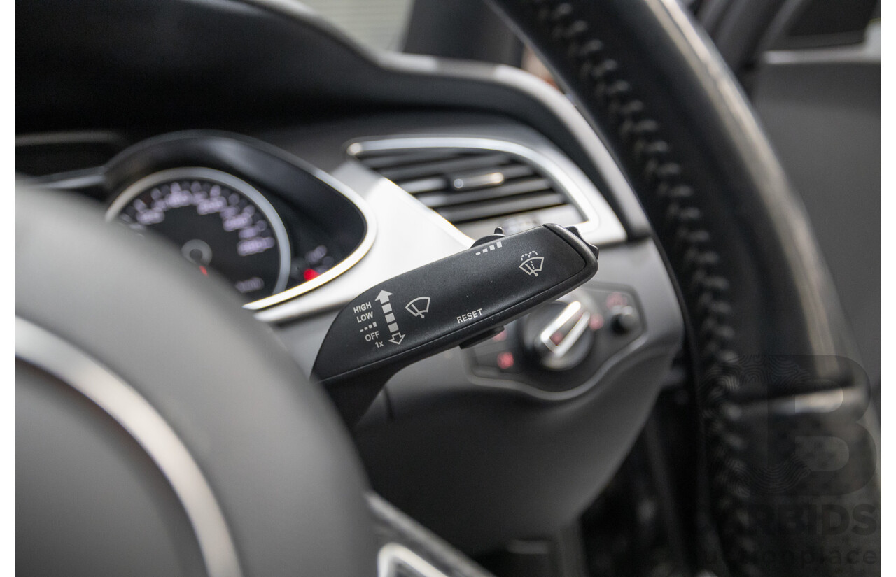 6/2013 Audi A4 2.0 TFSI Quattro (AWD) B8 MY13 4D Sedan Phantom Black Pearlescent Turbo 2.0L