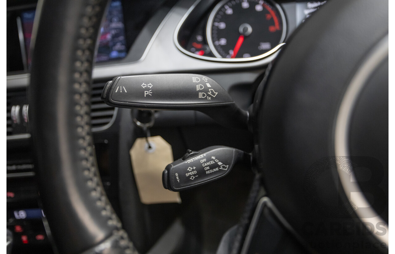 6/2013 Audi A4 2.0 TFSI Quattro (AWD) B8 MY13 4D Sedan Phantom Black Pearlescent Turbo 2.0L