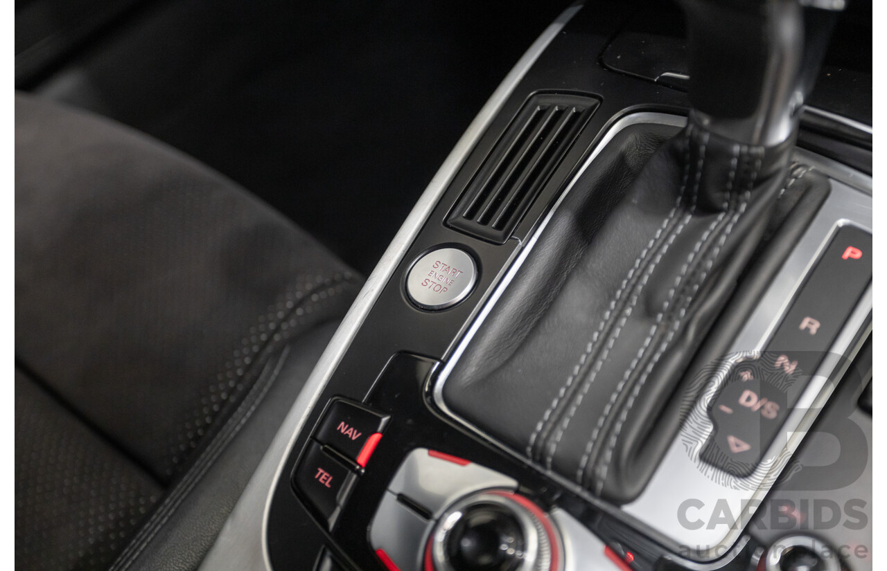 6/2013 Audi A4 2.0 TFSI Quattro (AWD) B8 MY13 4D Sedan Phantom Black Pearlescent Turbo 2.0L