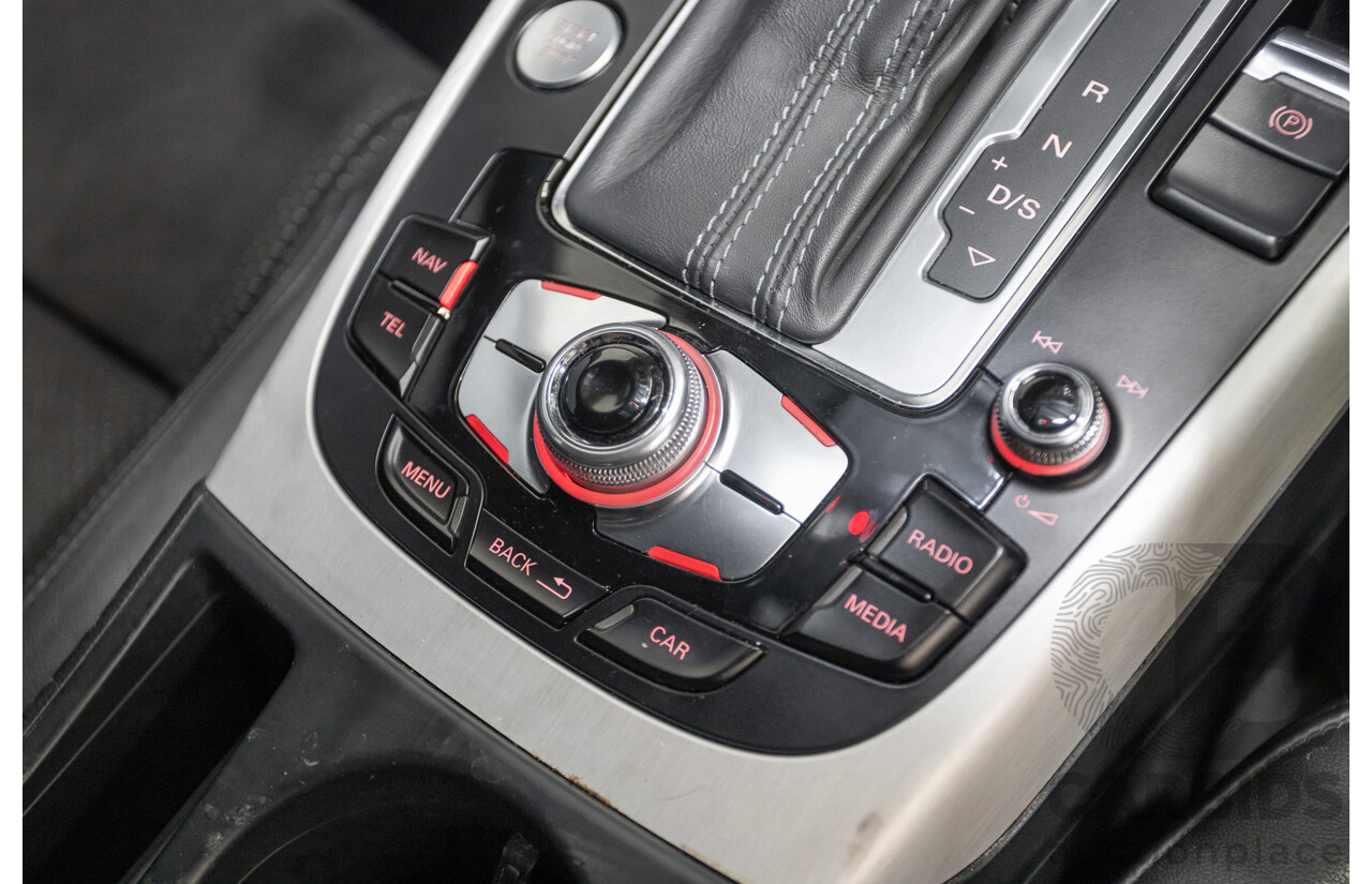 6/2013 Audi A4 2.0 TFSI Quattro (AWD) B8 MY13 4D Sedan Phantom Black Pearlescent Turbo 2.0L