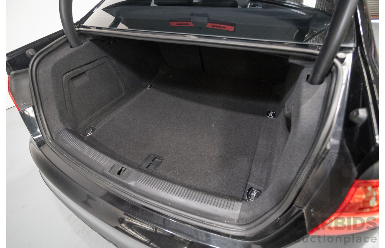 6/2013 Audi A4 2.0 TFSI Quattro (AWD) B8 MY13 4D Sedan Phantom Black Pearlescent Turbo 2.0L