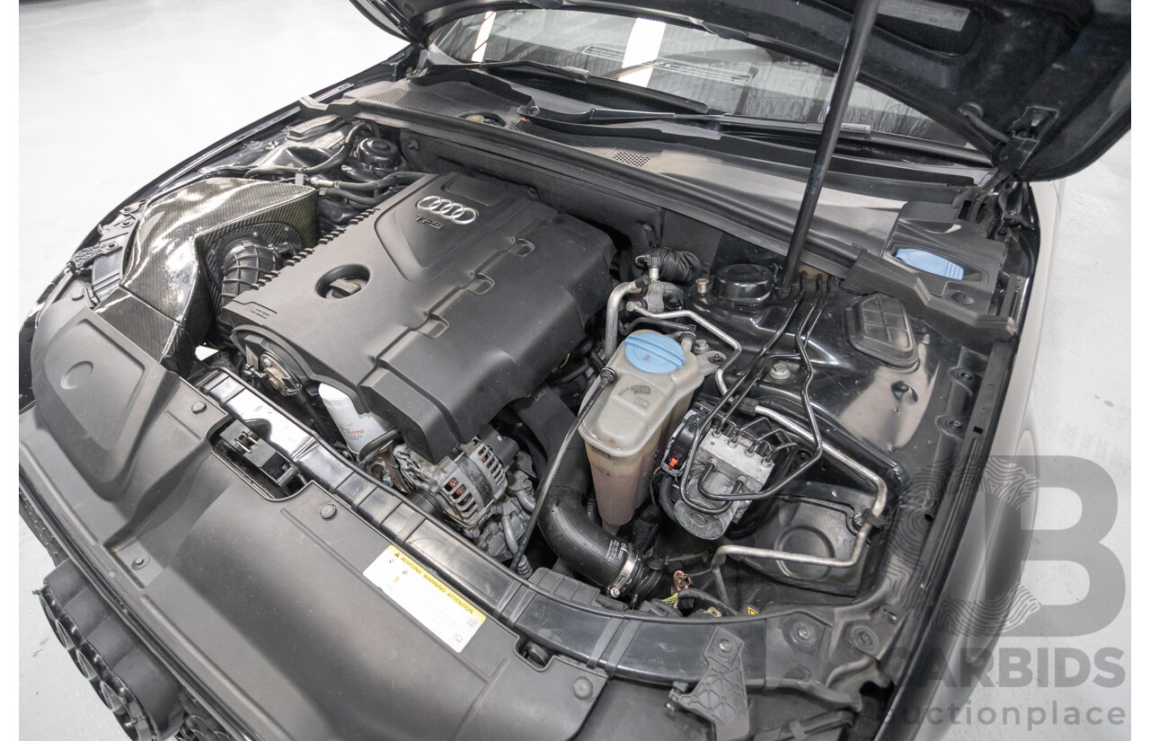 6/2013 Audi A4 2.0 TFSI Quattro (AWD) B8 MY13 4D Sedan Phantom Black Pearlescent Turbo 2.0L