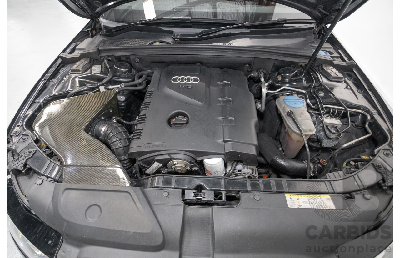 6/2013 Audi A4 2.0 TFSI Quattro (AWD) B8 MY13 4D Sedan Phantom Black Pearlescent Turbo 2.0L