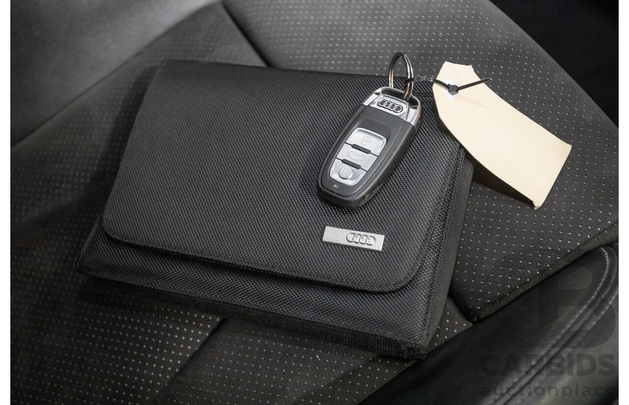 6/2013 Audi A4 2.0 TFSI Quattro (AWD) B8 MY13 4D Sedan Phantom Black Pearlescent Turbo 2.0L