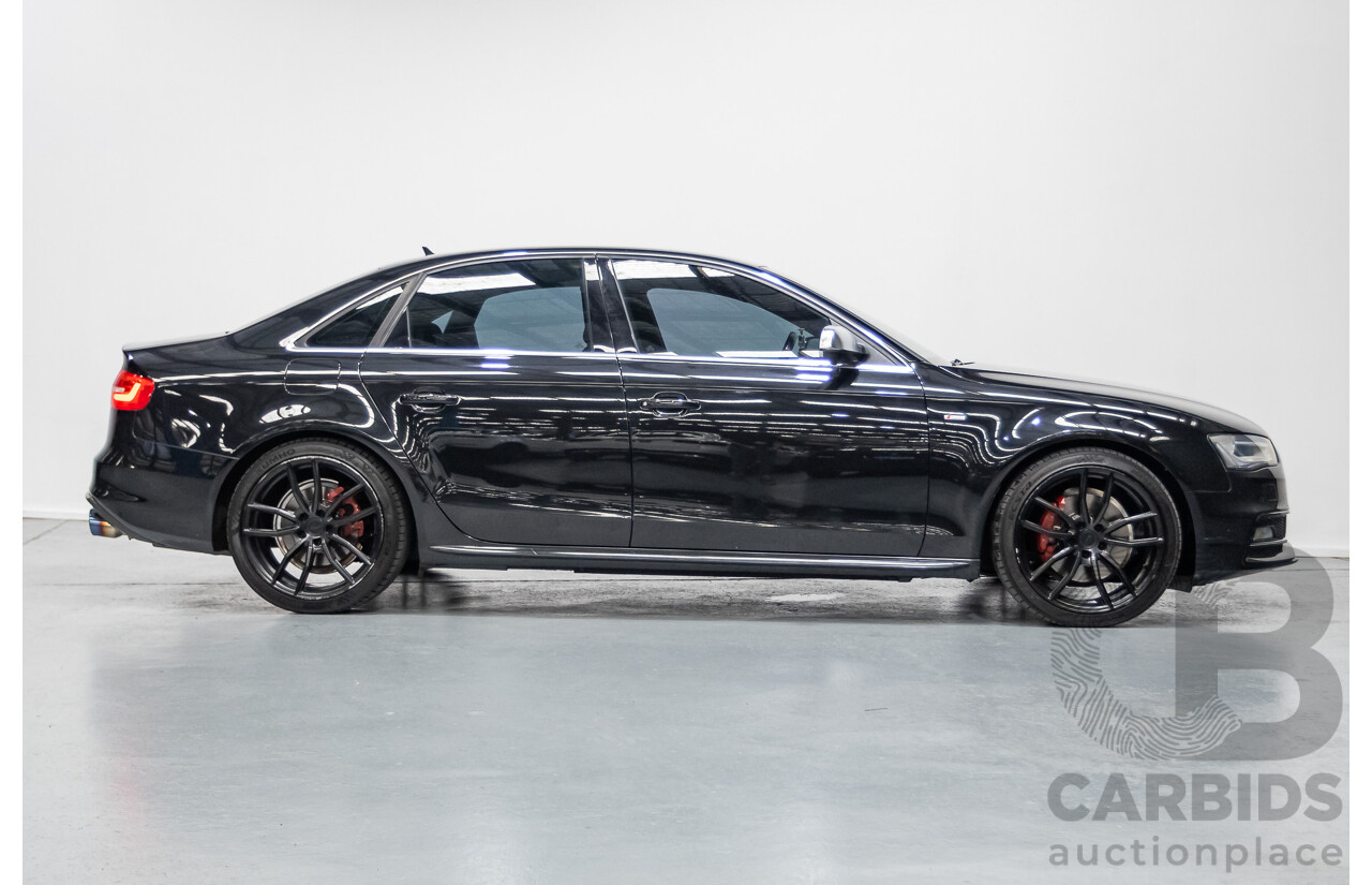 6/2013 Audi A4 2.0 TFSI Quattro (AWD) B8 MY13 4D Sedan Phantom Black Pearlescent Turbo 2.0L