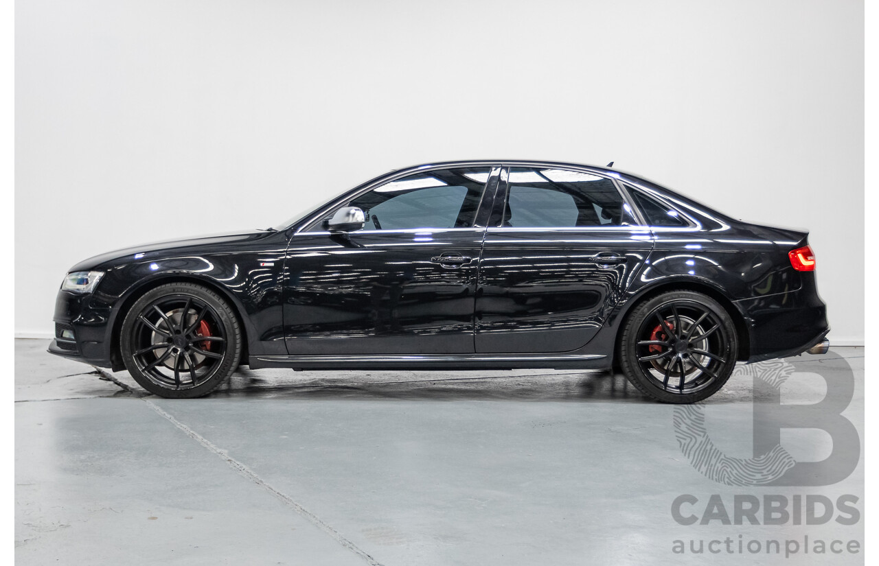 6/2013 Audi A4 2.0 TFSI Quattro (AWD) B8 MY13 4D Sedan Phantom Black Pearlescent Turbo 2.0L