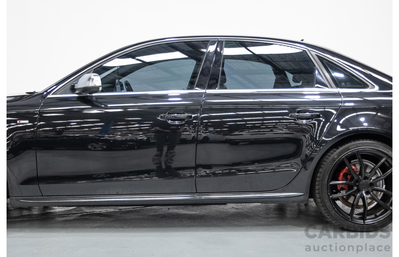 6/2013 Audi A4 2.0 TFSI Quattro (AWD) B8 MY13 4D Sedan Phantom Black Pearlescent Turbo 2.0L