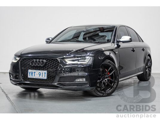 6/2013 Audi A4 2.0 TFSI Quattro (AWD) B8 MY13 4D Sedan Phantom Black Pearlescent Turbo 2.0L