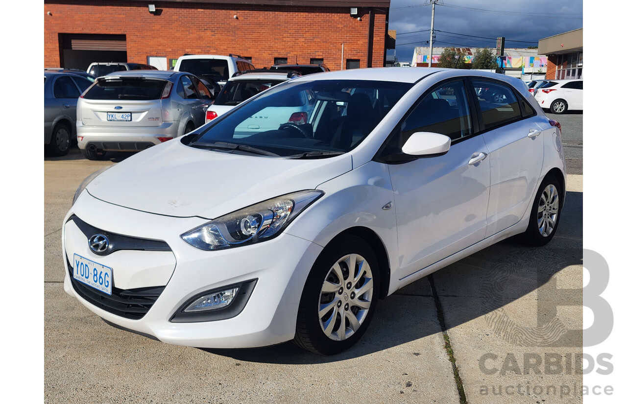 3/2013 Hyundai i30 Active GD 5d Hatchback White 1.8L