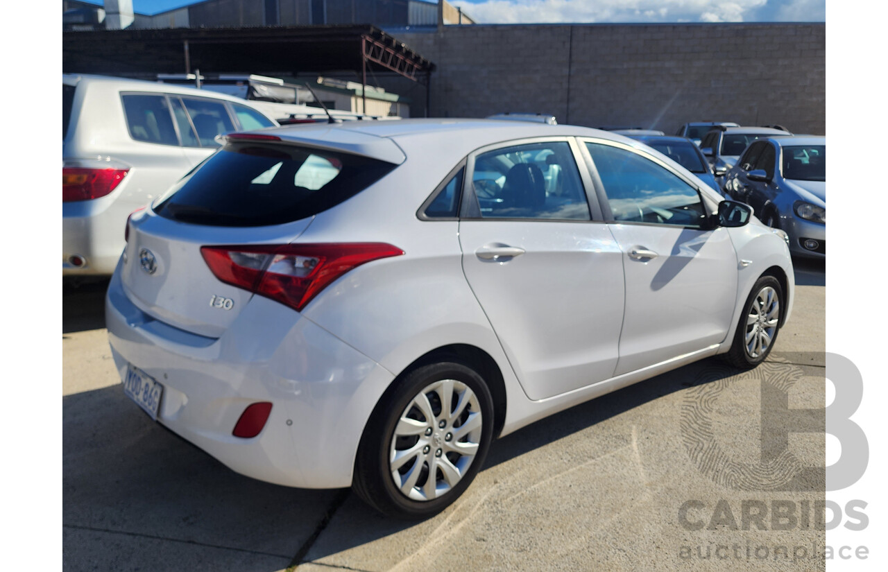 3/2013 Hyundai i30 Active GD 5d Hatchback White 1.8L