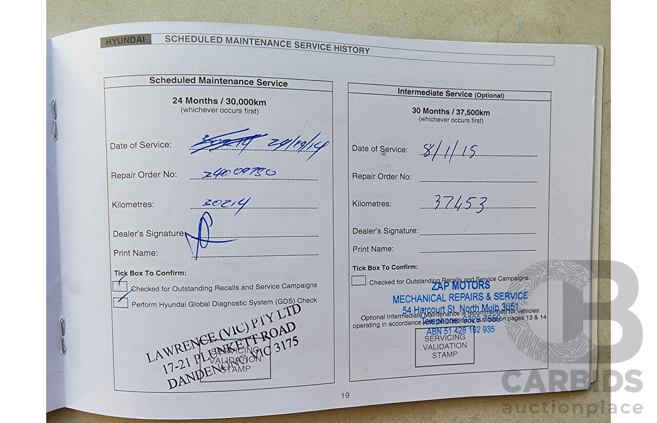 3/2013 Hyundai i30 Active GD 5d Hatchback White 1.8L