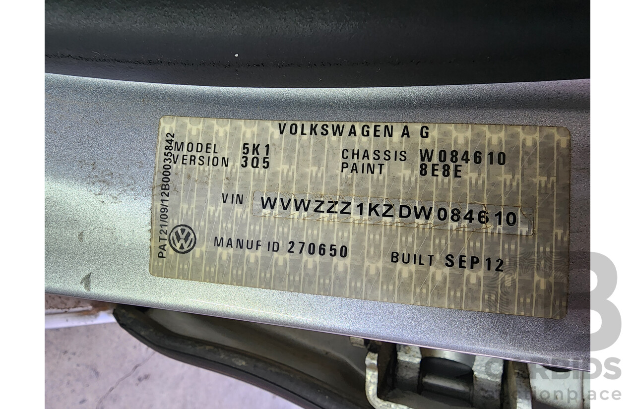 11/2012 Volkswagen Golf 118 TSI Comfortline 1K MY13 5d Hatchback Silver 1.4L