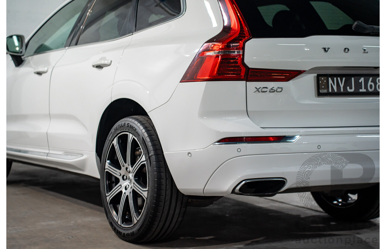 11/2017 Volvo XC60 T5 Inscription (AWD) 246 MY18 4d Wagon Ice White Turbo 2.0L