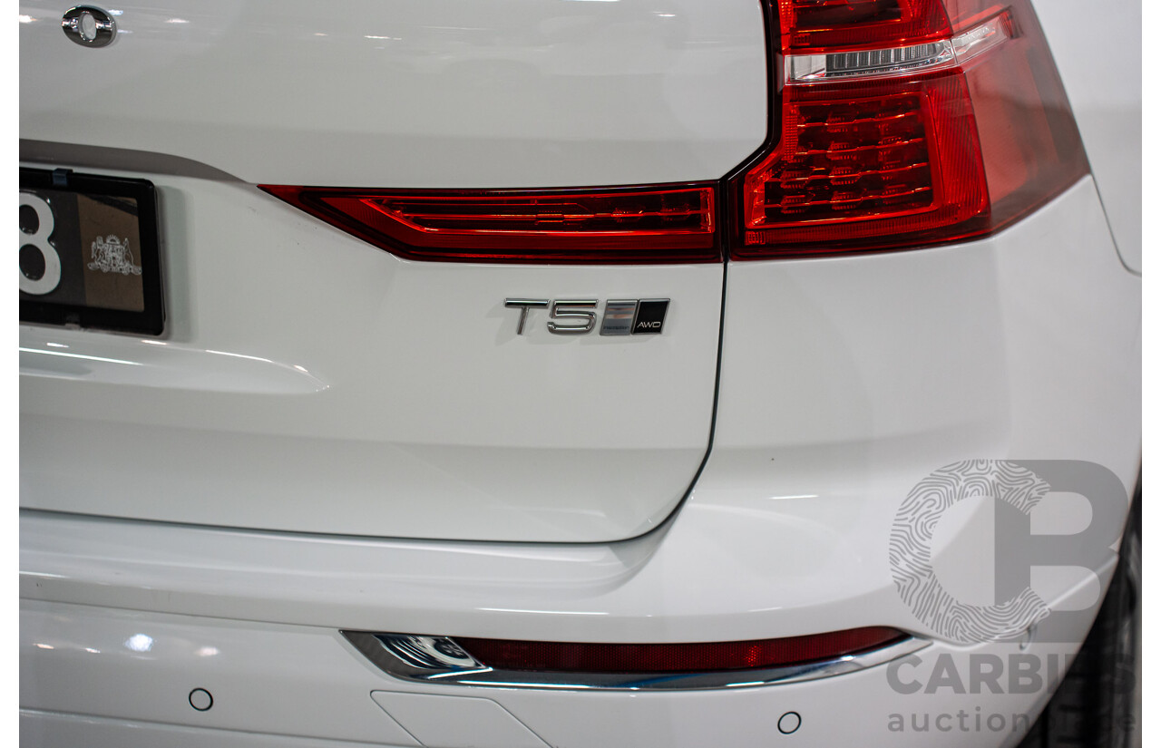11/2017 Volvo XC60 T5 Inscription (AWD) 246 MY18 4d Wagon Ice White Turbo 2.0L