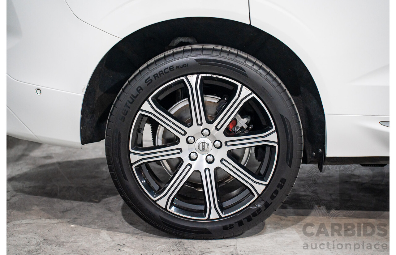 11/2017 Volvo XC60 T5 Inscription (AWD) 246 MY18 4d Wagon Ice White Turbo 2.0L