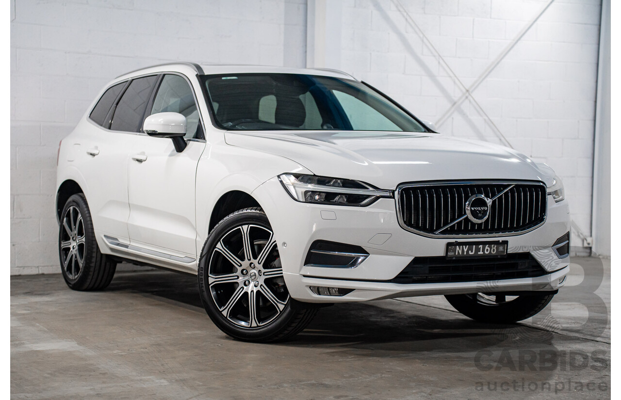 11/2017 Volvo XC60 T5 Inscription (AWD) 246 MY18 4d Wagon Ice White Turbo 2.0L