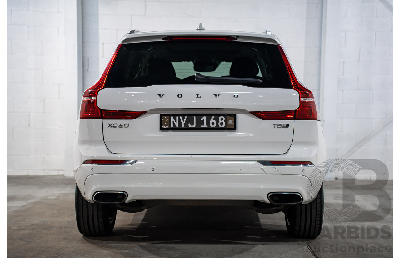 11/2017 Volvo XC60 T5 Inscription (AWD) 246 MY18 4d Wagon Ice White Turbo 2.0L