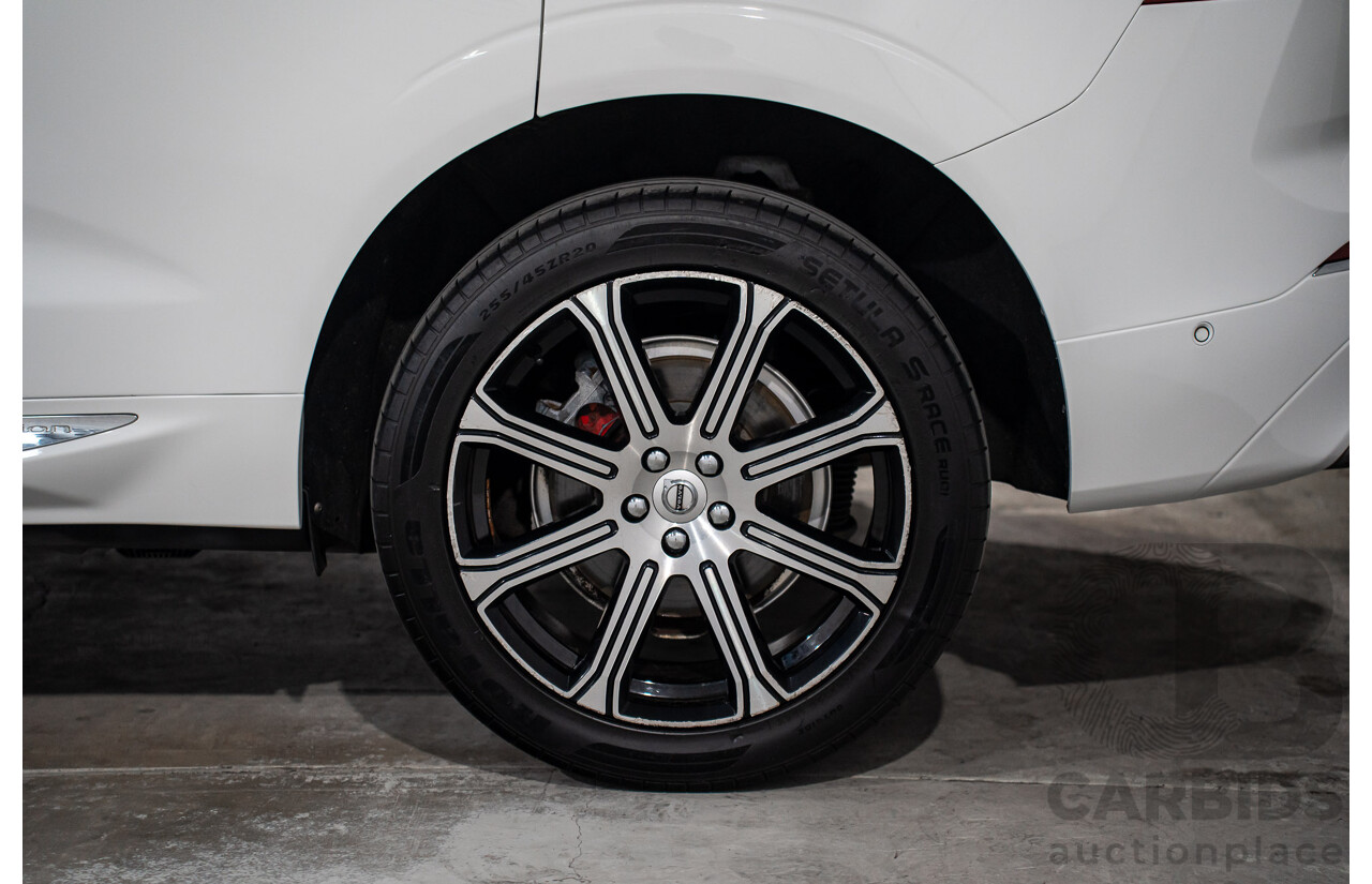 11/2017 Volvo XC60 T5 Inscription (AWD) 246 MY18 4d Wagon Ice White Turbo 2.0L