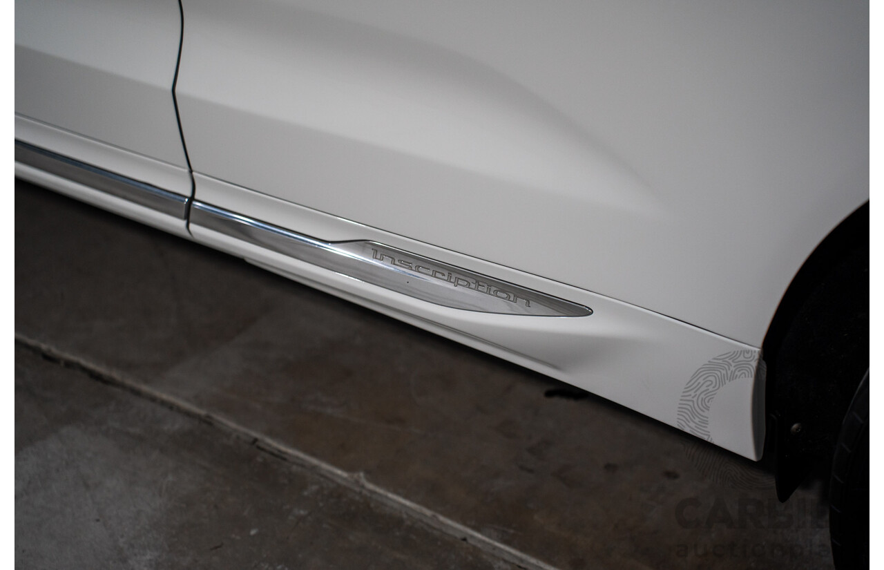 11/2017 Volvo XC60 T5 Inscription (AWD) 246 MY18 4d Wagon Ice White Turbo 2.0L