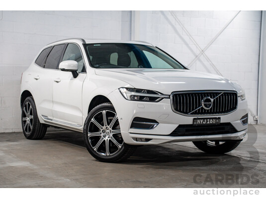 11/2017 Volvo XC60 T5 Inscription (AWD) 246 MY18 4d Wagon Ice White Turbo 2.0L