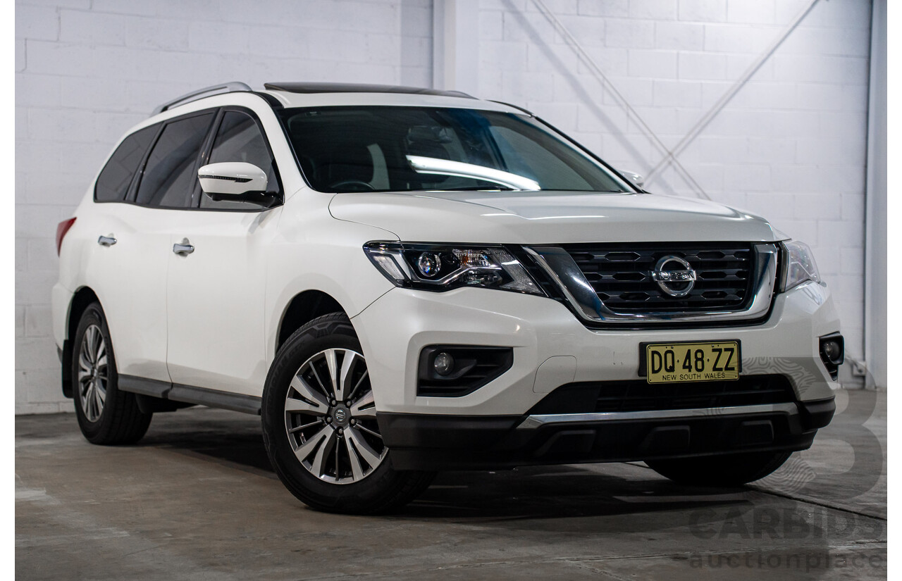 03/2019 Nissan Pathfinder ST-L (FWD) R52 MY19 Series III 4d Wagon Pearl White V6 3.5L