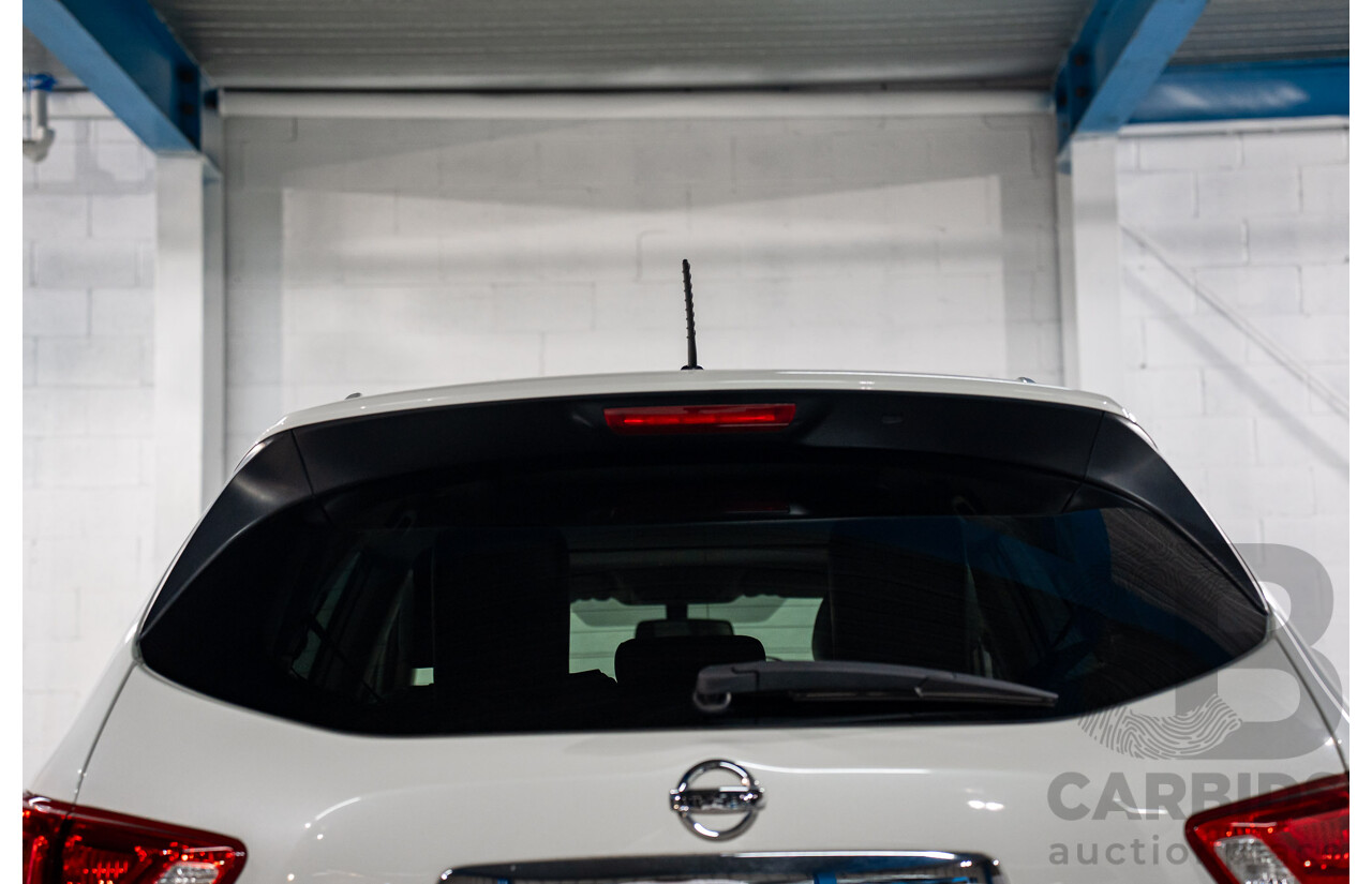 03/2019 Nissan Pathfinder ST-L (FWD) R52 MY19 Series III 4d Wagon Pearl White V6 3.5L