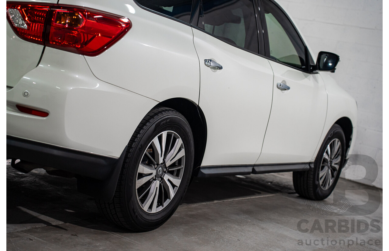 03/2019 Nissan Pathfinder ST-L (FWD) R52 MY19 Series III 4d Wagon Pearl White V6 3.5L