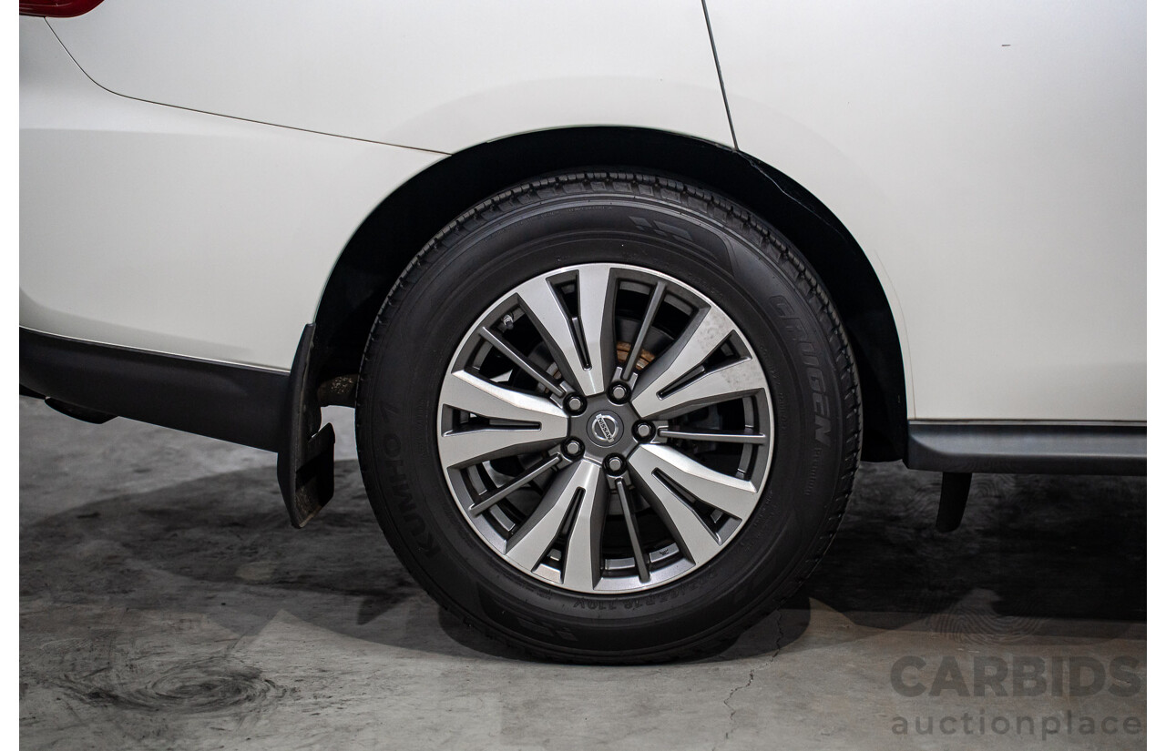 03/2019 Nissan Pathfinder ST-L (FWD) R52 MY19 Series III 4d Wagon Pearl White V6 3.5L