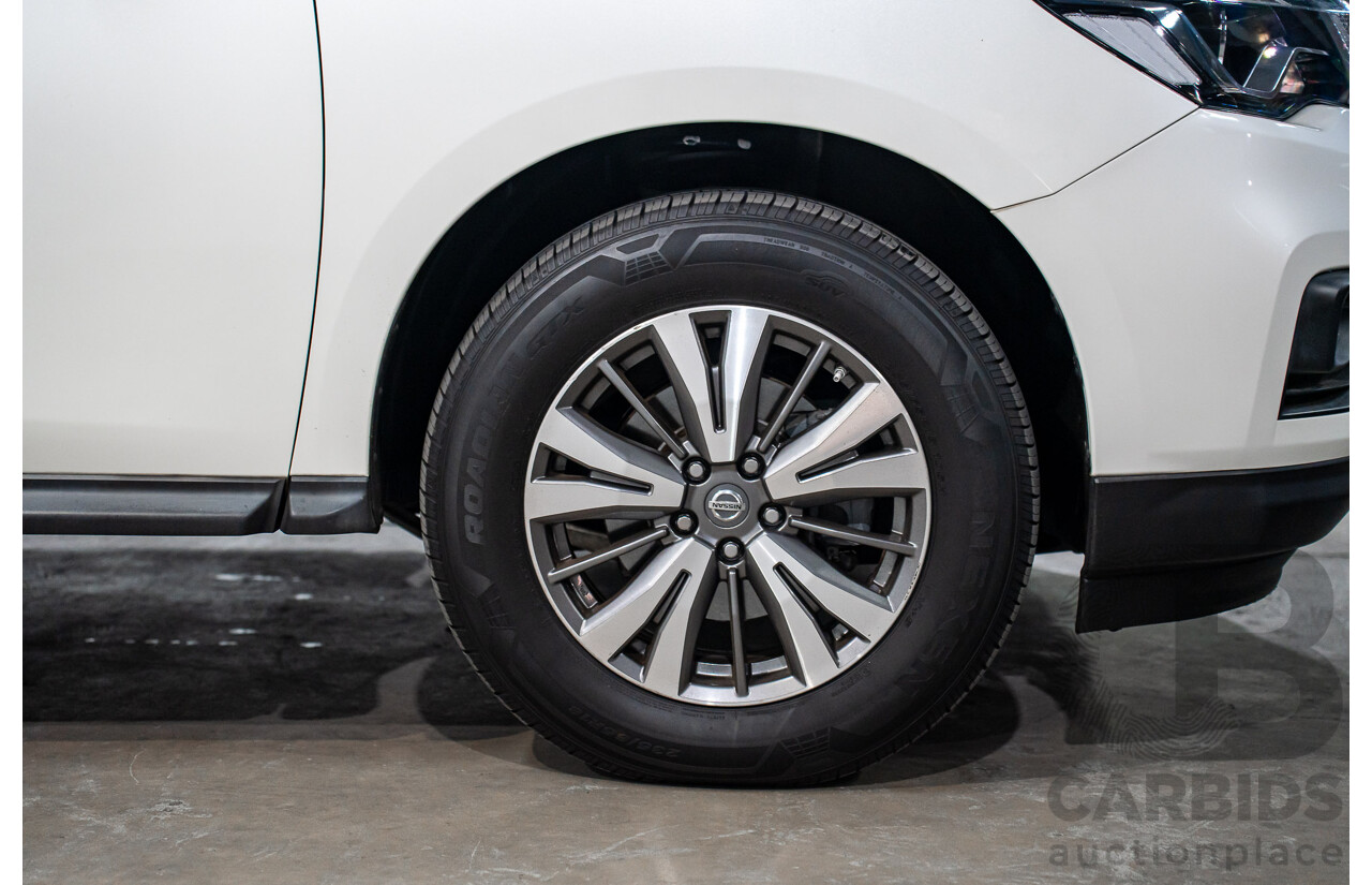 03/2019 Nissan Pathfinder ST-L (FWD) R52 MY19 Series III 4d Wagon Pearl White V6 3.5L