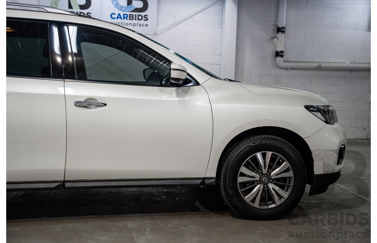 03/2019 Nissan Pathfinder ST-L (FWD) R52 MY19 Series III 4d Wagon Pearl White V6 3.5L