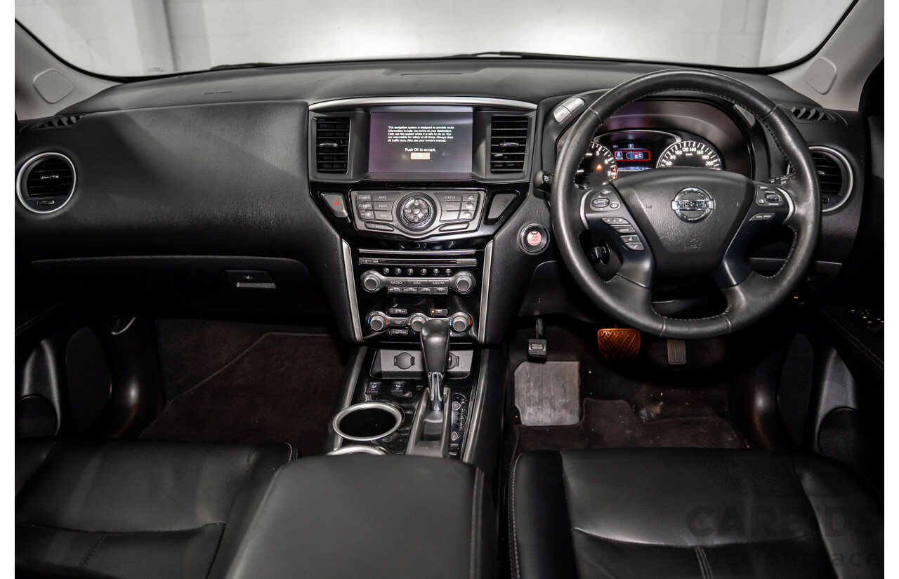 03/2019 Nissan Pathfinder ST-L (FWD) R52 MY19 Series III 4d Wagon Pearl White V6 3.5L