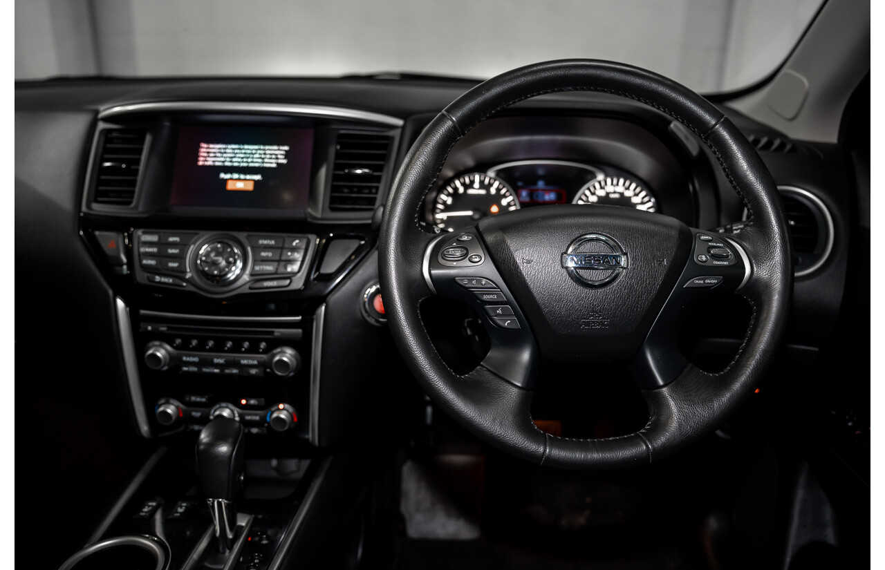 03/2019 Nissan Pathfinder ST-L (FWD) R52 MY19 Series III 4d Wagon Pearl White V6 3.5L