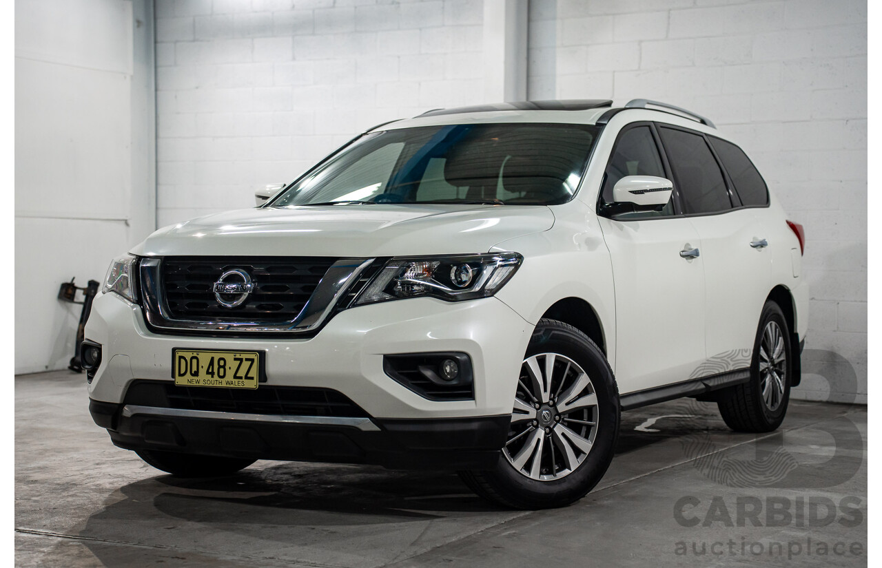 03/2019 Nissan Pathfinder ST-L (FWD) R52 MY19 Series III 4d Wagon Pearl White V6 3.5L