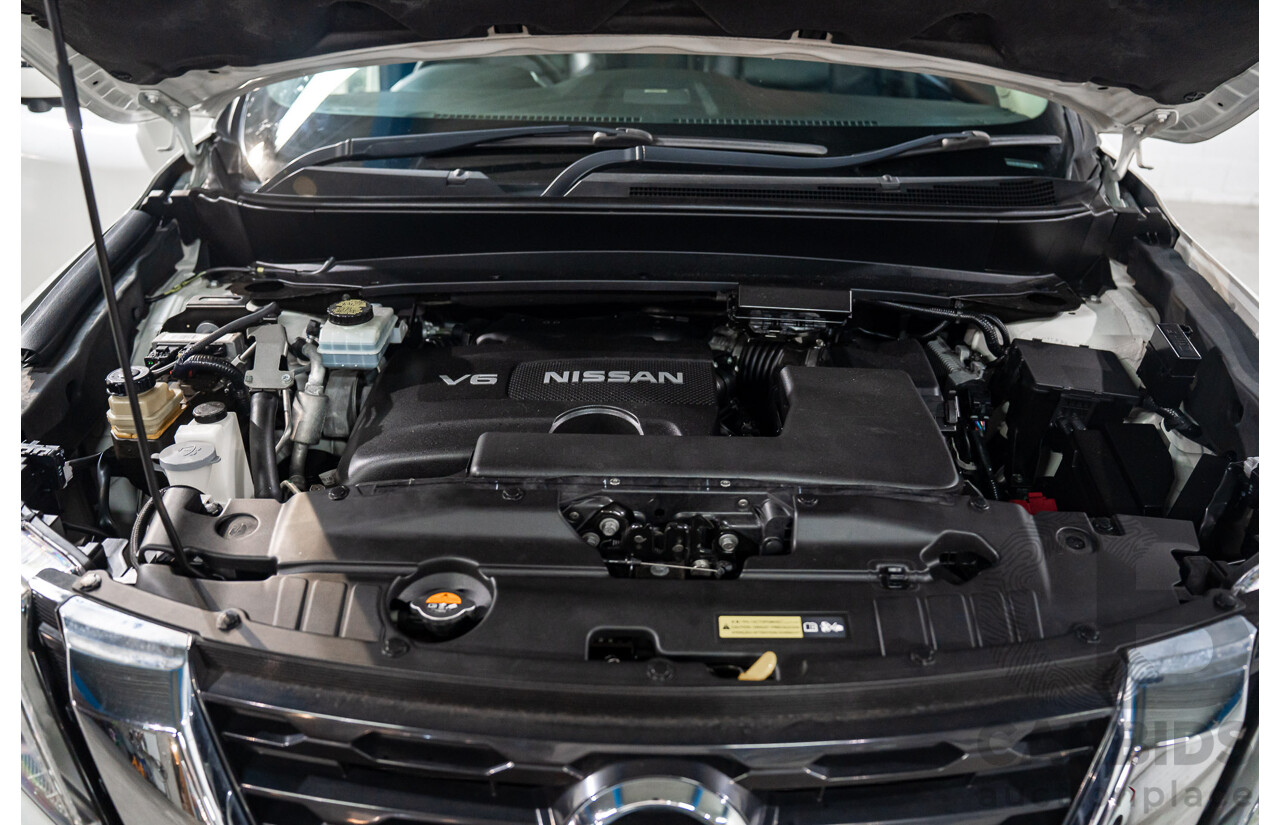 03/2019 Nissan Pathfinder ST-L (FWD) R52 MY19 Series III 4d Wagon Pearl White V6 3.5L