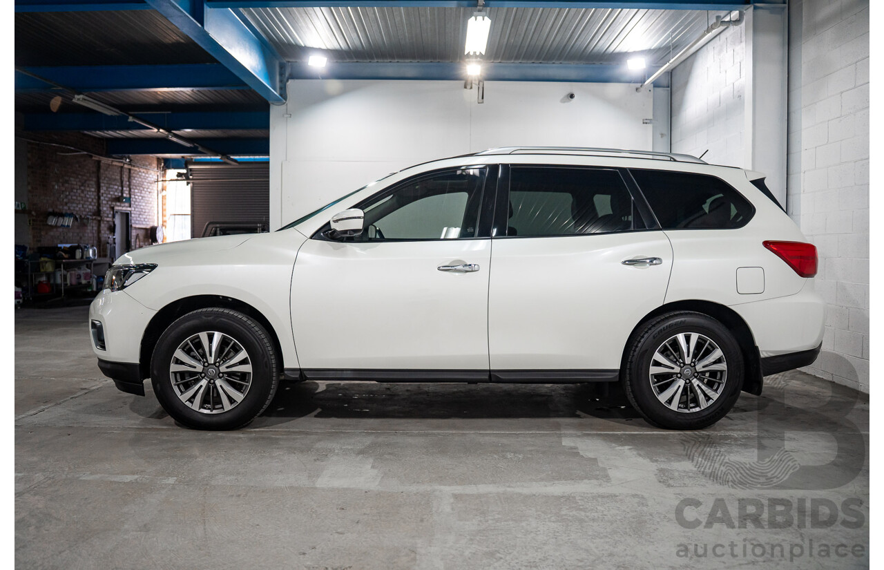 03/2019 Nissan Pathfinder ST-L (FWD) R52 MY19 Series III 4d Wagon Pearl White V6 3.5L