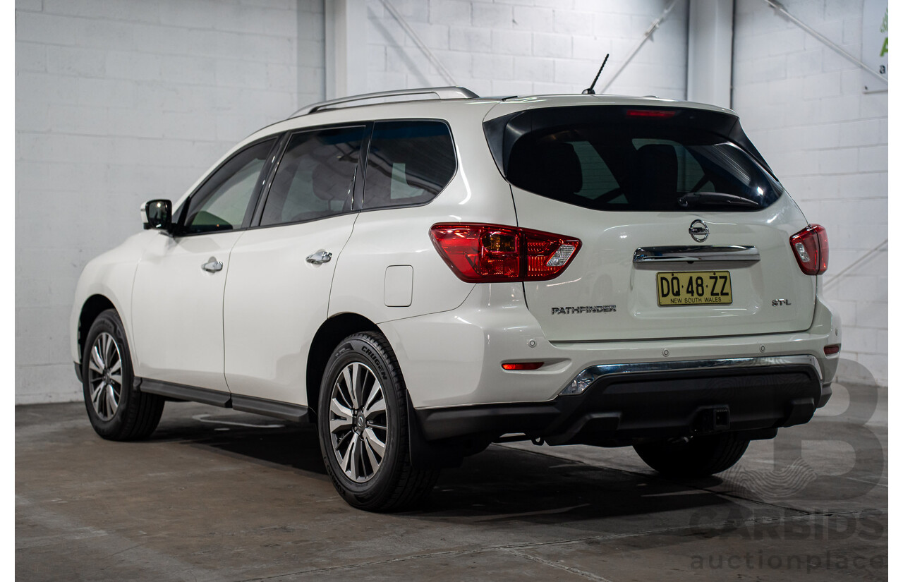 03/2019 Nissan Pathfinder ST-L (FWD) R52 MY19 Series III 4d Wagon Pearl White V6 3.5L