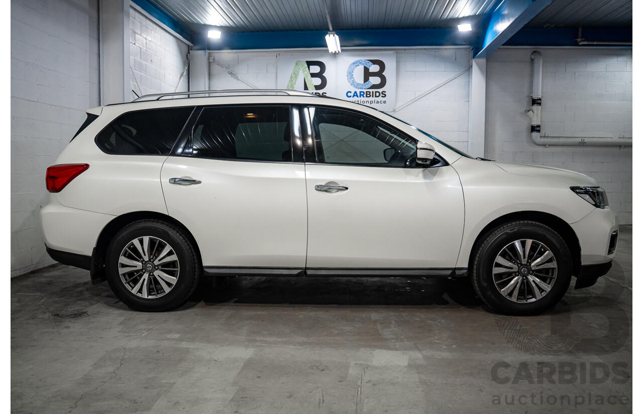 03/2019 Nissan Pathfinder ST-L (FWD) R52 MY19 Series III 4d Wagon Pearl White V6 3.5L