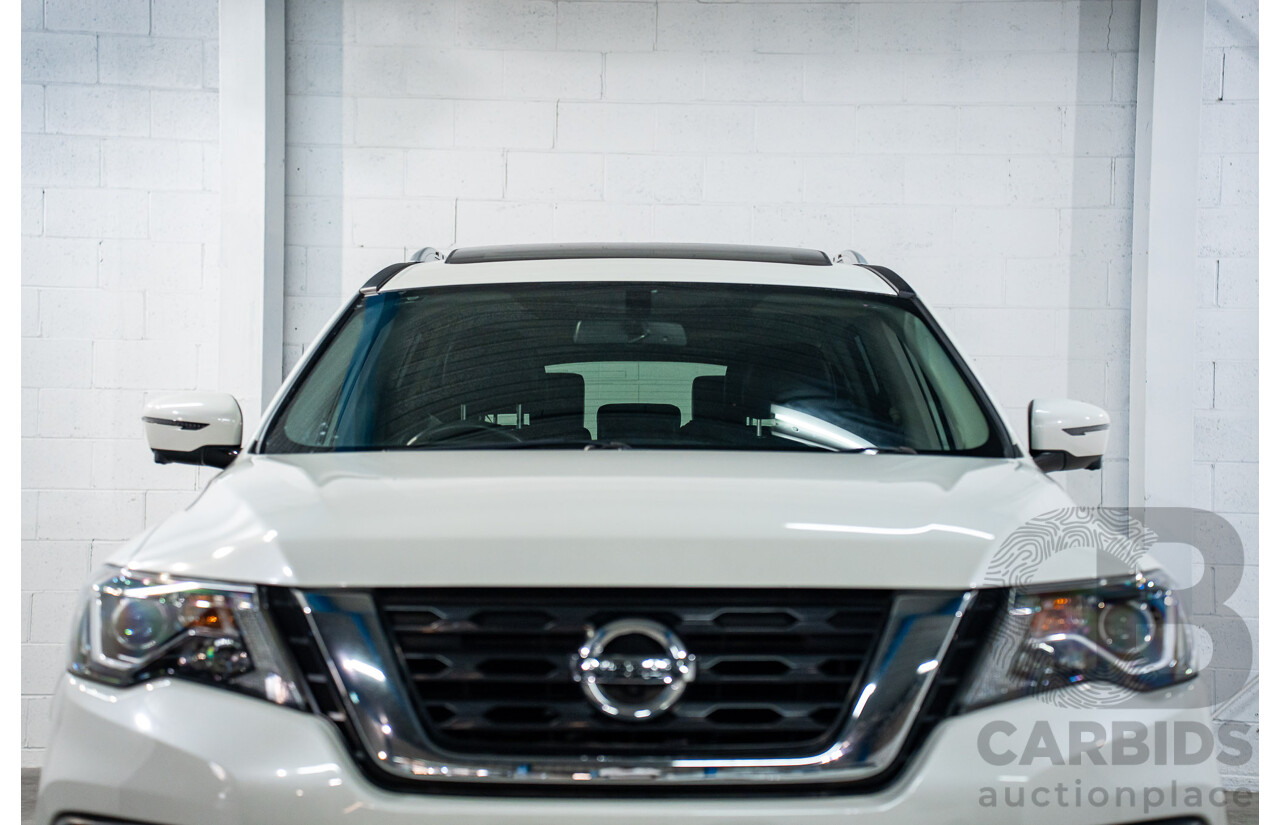 03/2019 Nissan Pathfinder ST-L (FWD) R52 MY19 Series III 4d Wagon Pearl White V6 3.5L