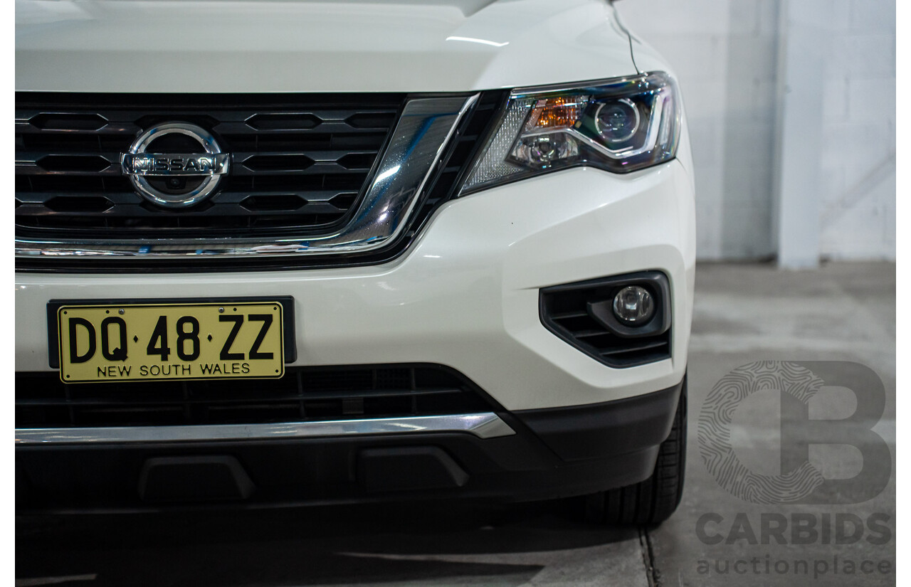 03/2019 Nissan Pathfinder ST-L (FWD) R52 MY19 Series III 4d Wagon Pearl White V6 3.5L